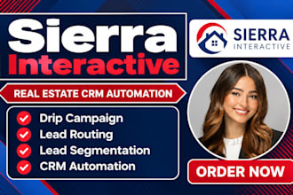 setup sierra interactive crm drip campaign sierra lead routing automation