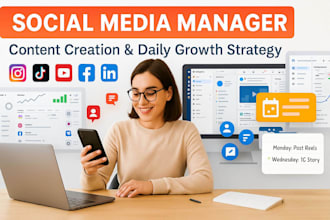 manage and grow your social media accounts professionally