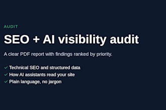 audit your website SEO and your visibility in ai answers
