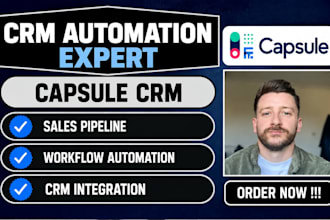 setup capsule crm sales pipeline workflow automation capsule crm integration