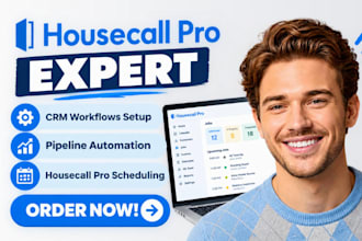 setup housecall pro crm workflows pipeline automation housecall pro scheduling