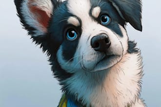 paint stunning pet portrait