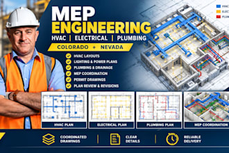 mep engineering hvac electrical plumbing design colorado nevada permit plan sets