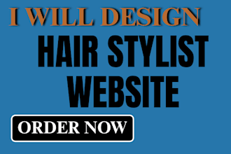 design website for hairstylist