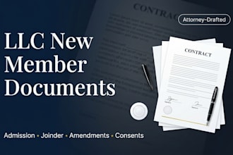 draft an llc operating agreement amendment for new members
