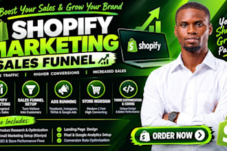 promote shopify stores with ecommerce sales funnels