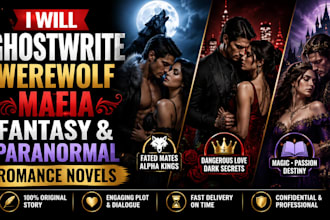 ghostwrite werewolf, mafia, fantasy romance web novels and paranormal romance