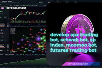 develop spx trading bot, schwab bot, sp index, moomoo bot, futures trading bot