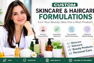 develop compliant formulations skincare formulation, hair care beauty product