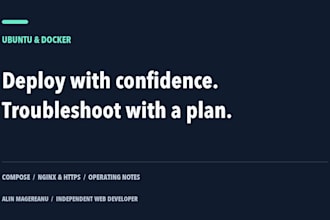deploy or troubleshoot your docker application on ubuntu
