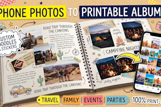 turn your phone photos into a printable memory album