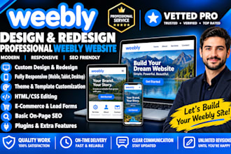 design weebly, weebly website, weebly design, and weebly redesign services