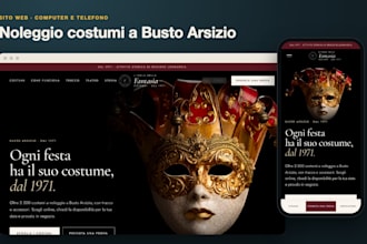 build a website for your italian shop, restaurant or local business