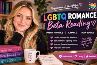 beta read lgbtq romance, sapphic romance beta reading romance beta reader