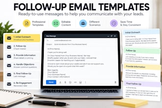 create a lead tracking sheet and follow up templates