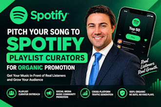 pitch your song to spotify playlist curators for organic promotion