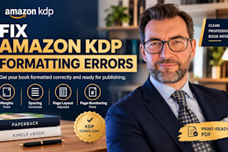 fix amazon KDP paperback formatting and margin errors KDP