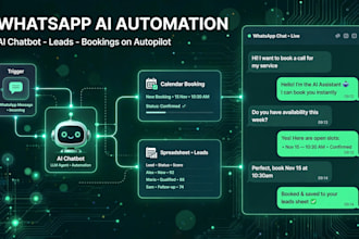 build whatsapp ai chatbot and n8n whatsapp automation