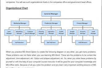 do fast ms word typing and handwritten assignment work