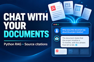 build a python rag chatbot for your documents