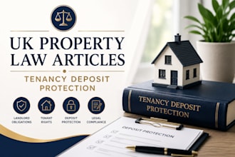 write UK property law articles on tenancy deposit protection