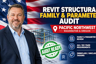 audit revit structural families and bim parameters for washington and oregeon