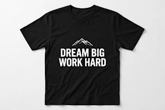 design a professional print ready tshirt