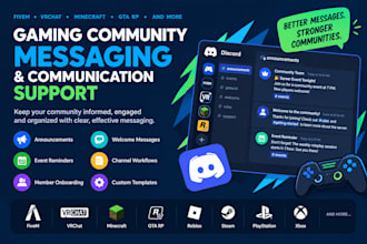 gaming community messaging for fivem gta rp redm vrchat rec room second life mta