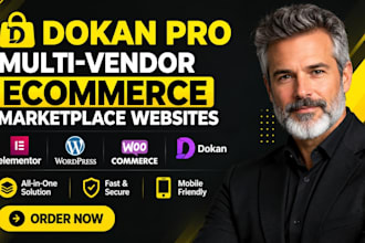build a complete woocommerce multi vendor marketplace using dokan pro wcfm