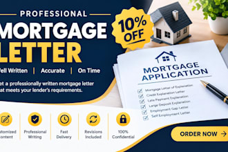 write mortgage letter CPA letter income verification and comfort letter