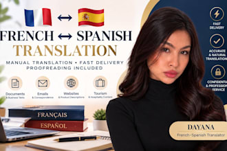 translate french to spanish and spanish to french manually
