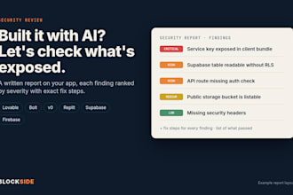 audit your vibe coded app for exposed API keys and supabase rls leaks