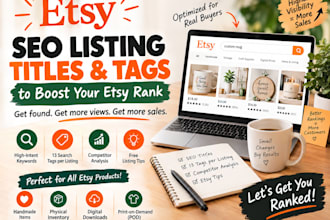 do etsy seo listing titles and tags to boost etsy rank