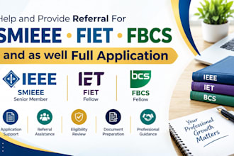 help and provide referral for smieee fiet fbcs and as well full application