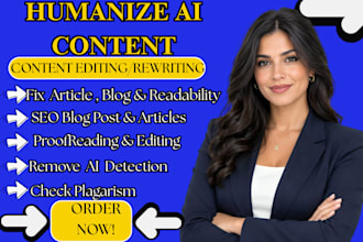 humanize ai content, proofread, and rewrite ai text naturally