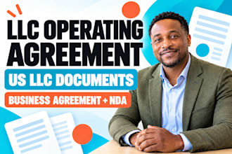 write your llc operating agreement and business legal documents