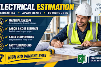 do electrical takeoff and cost estimation