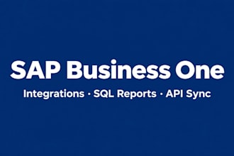 integrate and build custom reports for sap business one