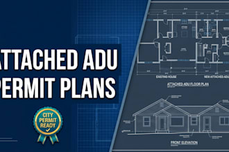 draw attached adu plans for your existing home