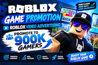 do roblox game promotion roblox video advertising promote to 900k gamers