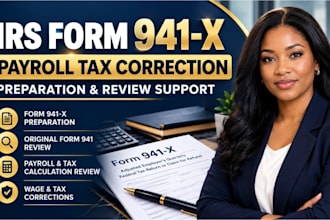 prepare irs form 941x for payroll tax corrections and adjustments