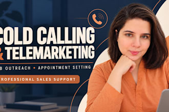 do professional cold calling and telemarketing