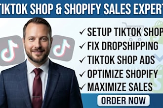 setup tik tok shop fix tik tok dropshipping tik tok shop ads for shopify sales