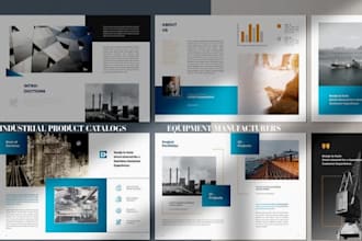 design b2b industrial hardware and machinery catalog for manufacturers
