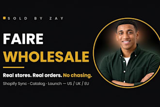 connect your shopify store to faire with wholesale pricing and sync