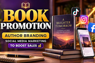do book promotion, author branding, and social media marketing to boost sales