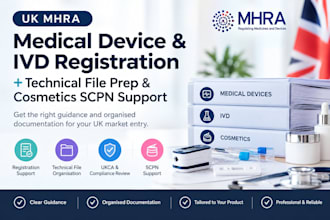 do UK mhra device registration, ivd and scpn compliance