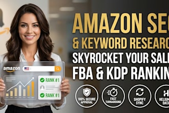 do amazon keyword research and amazon SEO listing optimization fba KDP