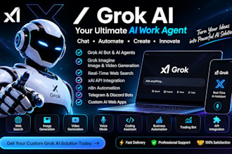 grok bot ai work agent website dots muse xai video image generation grok web app