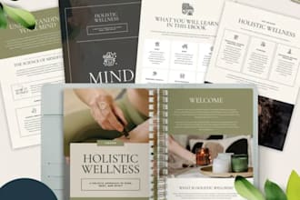 write holistic wellness ebooks patient guides and self management workbooks